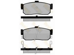 Brake ENGINEERING PA799 stabdžių trinkelių rinkinys, diskinis stabdys 
 Techninės priežiūros dalys -> Papildomas remontas
4406054C91, 440605M490, 4406063C90