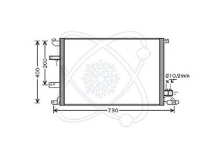 ELECTRO AUTO 30X0025 kondensatorius, oro kondicionierius 
 Oro kondicionavimas -> Kondensatorius
30648954, 30781281, 31267200