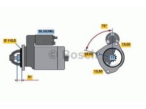 BOSCH 0 001 372 007 starteris 
 Elektros įranga -> Starterio sistema -> Starteris
1357210