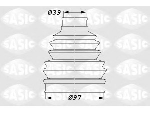 SASIC 1900005 gofruotoji membrana, kardaninis velenas 
 Ratų pavara -> Gofruotoji membrana
329334
