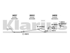 KLARIUS 940311E išmetimo sistema 
 Išmetimo sistema -> Išmetimo sistema, visa
