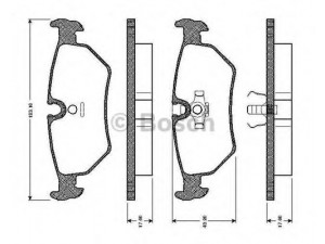 BOSCH 0 986 TB2 144 stabdžių trinkelių rinkinys, diskinis stabdys 
 Techninės priežiūros dalys -> Papildomas remontas
JLM11114, JLM1833, JLM20257, JJLM1833