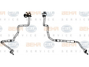 HELLA 9GS 351 338-381 aukšto slėgio linija, oro kondicionavimas 
 Oro kondicionavimas -> Žarnelės/vamzdeliai
1 475 219, 1 499 488, 8C11-19N651-AA