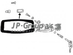 JP GROUP 8187250406 durų rankenėlė 
 Užrakinimo sistema -> Rankenėlės
111837211C