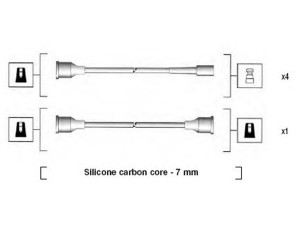 MAGNETI MARELLI 941285030841 uždegimo laido komplektas 
 Kibirkšties / kaitinamasis uždegimas -> Uždegimo laidai/jungtys