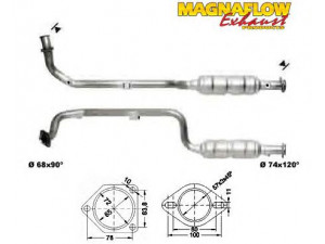 MAGNAFLOW 75003 katalizatoriaus keitiklis 
 Išmetimo sistema -> Katalizatoriaus keitiklis
2034903019