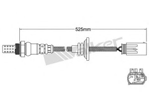 WALKER PRODUCTS 250-241069 lambda jutiklis 
 Variklis -> Variklio elektra
MHK000060