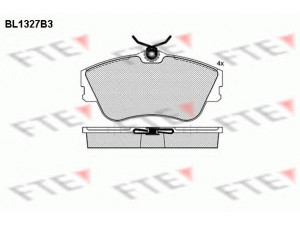 FTE BL1327B3 stabdžių trinkelių rinkinys, diskinis stabdys 
 Techninės priežiūros dalys -> Papildomas remontas
701 698 151 D, 701 698 151 E, 701 698 151 J