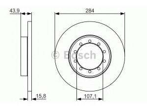 BOSCH 0 986 479 A34 stabdžių diskas 
 Dviratė transporto priemonės -> Stabdžių sistema -> Stabdžių diskai / priedai
1488311, 8C1V2A315AA