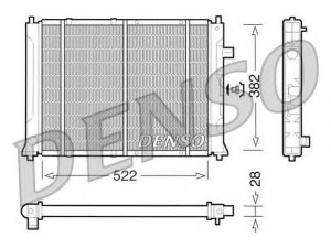 DENSO DRM24014 radiatorius, variklio aušinimas 
 Aušinimo sistema -> Radiatorius/alyvos aušintuvas -> Radiatorius/dalys
GRD937, PCC104400, PCC106420, PCC6420