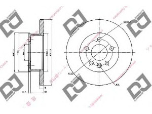DJ PARTS BD1846 stabdžių diskas 
 Dviratė transporto priemonės -> Stabdžių sistema -> Stabdžių diskai / priedai
701615301E