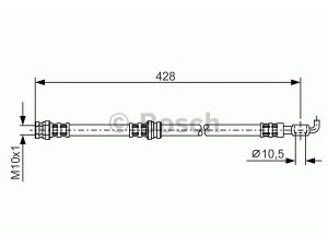 BOSCH 1 987 476 166 stabdžių žarnelė 
 Stabdžių sistema -> Stabdžių žarnelės
M862413