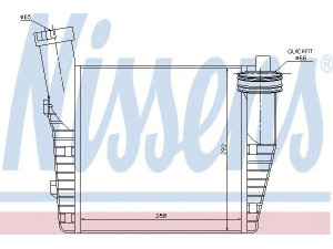 NISSENS 96688 tarpinis suslėgto oro aušintuvas, kompresorius 
 Variklis -> Oro tiekimas -> Įkrovos agregatas (turbo/superįkrova) -> Tarpinis suslėgto oro aušintuvas
7L0.145.803 A, 7L6.145.803 C, 7L6.145.803 D