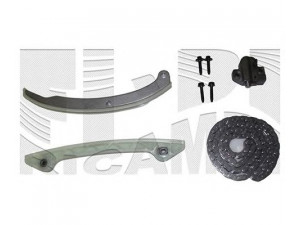 KM International KCD163 pavaros grandinės komplektas 
 Variklis -> Variklio uždegimo laiko reguliavimo kontrolė -> Sinchronizavimo grandinė/įtempiklis/kreiptuvas -> Pavaros grandinės komplektas