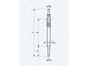 MAGNETI MARELLI 062900078304 kaitinimo žvakė 
 Kibirkšties / kaitinamasis uždegimas -> Kaitinimo kaištis
12 23 7 788 957, 77 88 9 57, 77 88 957