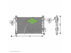 KAGER 31-1847 radiatorius, variklio aušinimas 
 Aušinimo sistema -> Radiatorius/alyvos aušintuvas -> Radiatorius/dalys
2035000803