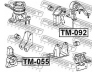FEBEST TM-092 variklio montavimas 
 Variklis -> Variklio montavimas -> Variklio montavimo rėmas
12371-64270