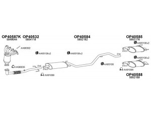 VENEPORTE 400183 išmetimo sistema 
 Išmetimo sistema -> Išmetimo sistema, visa
