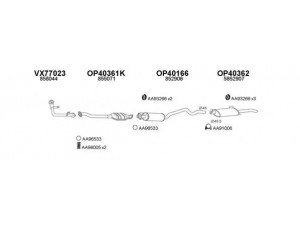 VENEPORTE 770110 išmetimo sistema 
 Išmetimo sistema -> Išmetimo sistema, visa