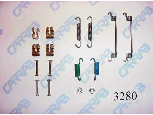 CARRAB BRAKE PARTS 3280 priedų komplektas, stabdžių trinkelės 
 Stabdžių sistema -> Būgninis stabdys -> Dalys/priedai