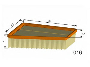 MISFAT P422 oro filtras 
 Techninės priežiūros dalys -> Techninės priežiūros intervalai
8200261781, 8200302666, 8200371663