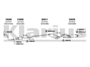 KLARIUS 940266E išmetimo sistema 
 Išmetimo sistema -> Išmetimo sistema, visa