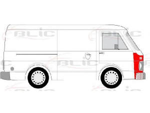 BLIC 6504-03-9560226P sparnas 
 Kėbulas -> Transporto priemonės priekis -> Sparnas/montavimo dalys