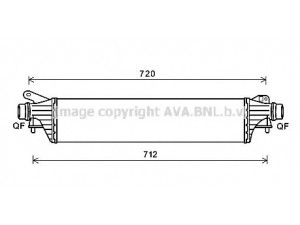 AVA QUALITY COOLING OL4661 tarpinis suslėgto oro aušintuvas, kompresorius 
 Variklis -> Oro tiekimas -> Įkrovos agregatas (turbo/superįkrova) -> Tarpinis suslėgto oro aušintuvas
1302311, 1302314, 13440202, 13472371