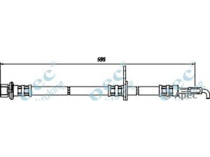APEC braking HOS3694 stabdžių žarnelė 
 Stabdžių sistema -> Stabdžių žarnelės
9094702C47