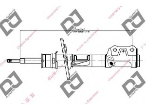 DJ PARTS DS1302GS amortizatorius 
 Pakaba -> Amortizatorius
51602SAAG02, 51602SAAG12, 51602SAAJ15