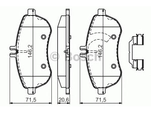 BOSCH 0 986 494 593 stabdžių trinkelių rinkinys, diskinis stabdys 
 Techninės priežiūros dalys -> Papildomas remontas
005 420 08 20, 005 420 12 20, 005 420 15 20