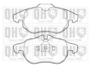 QUINTON HAZELL BP1366 stabdžių trinkelių rinkinys, diskinis stabdys 
 Techninės priežiūros dalys -> Papildomas remontas
77 363 604, 16 05 088, 16 05 094