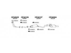 VENEPORTE 400142 išmetimo sistema 
 Išmetimo sistema -> Išmetimo sistema, visa