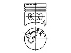 KOLBENSCHMIDT 93579630 stūmoklis 
 Variklis -> Cilindrai/stūmokliai
11 25 1 279 188, 11 25 1 279 193