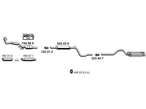 ERNST 071176 išmetimo sistema 
 Išmetimo sistema -> Išmetimo sistema, visa