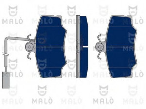MAL? 1050182 stabdžių trinkelių rinkinys, diskinis stabdys 
 Techninės priežiūros dalys -> Papildomas remontas
0060765018, 0060778676, 5893948