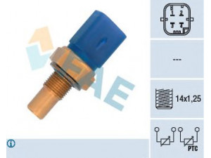 FAE 33791 siuntimo blokas, aušinimo skysčio temperatūra 
 Elektros įranga -> Jutikliai
96.250.272, 9625027280, 1338.87