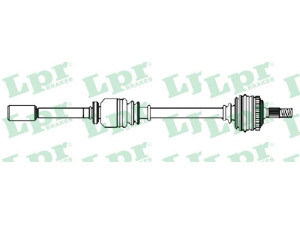 LPR DS52314 kardaninis velenas 
 Ratų pavara -> Kardaninis velenas
32739N, 32739P