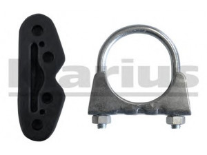 KLARIUS 402720 montavimo komplektas, duslintuvas 
 Dviratė transporto priemonės -> Išmetimo sistema -> Surinkimo komplektas