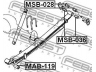 FEBEST MSB-036 įvorė, lakštinė lingė 
 Pakaba -> Lakštinė spyruoklinė pakaba
MB111070, MB584530, MT362394, MT362394