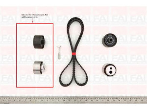 FAI AutoParts TBK48 paskirstymo diržo komplektas 
 Techninės priežiūros dalys -> Papildomas remontas
0831-15, 0831-45, 083144, 083145