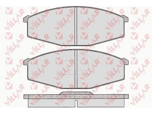 VILLAR 626.0575 stabdžių trinkelių rinkinys, diskinis stabdys 
 Techninės priežiūros dalys -> Papildomas remontas
41060C7126, 41060C7128, 41060C7192