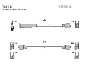 TESLA T452B uždegimo laido komplektas