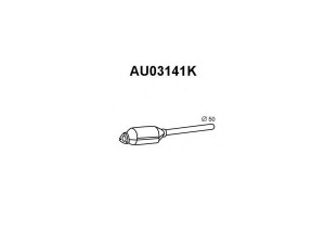 VENEPORTE AU03141K katalizatoriaus keitiklis 
 Išmetimo sistema -> Katalizatoriaus keitiklis
4A0131089BX, 4A0131702AF