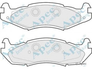 APEC braking PAD818 stabdžių trinkelių rinkinys, diskinis stabdys
8308133853, 8983502200, 05742771