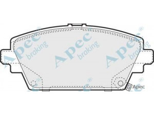 APEC braking PAD1043 stabdžių trinkelių rinkinys, diskinis stabdys 
 Techninės priežiūros dalys -> Papildomas remontas
45022S1AE02, 45022S1AE50, 45022S1AE51