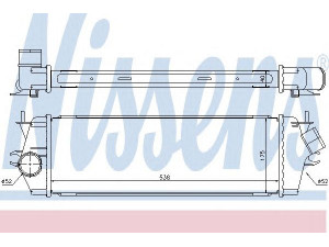 NISSENS 96583 tarpinis suslėgto oro aušintuvas, kompresorius 
 Variklis -> Oro tiekimas -> Įkrovos agregatas (turbo/superįkrova) -> Tarpinis suslėgto oro aušintuvas
4416946, 8200411160, 93854162, 4416946