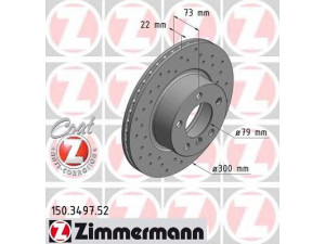 ZIMMERMANN 150.3497.52 stabdžių diskas 
 Dviratė transporto priemonės -> Stabdžių sistema -> Stabdžių diskai / priedai
3411 6 792 217