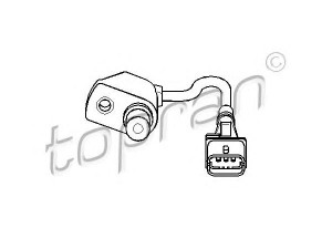 TOPRAN 207 855 RPM jutiklis, variklio valdymas 
 Variklis -> Variklio elektra
09118140, 62 38 111, 9118140