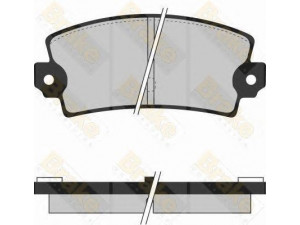 Brake ENGINEERING PA415 stabdžių trinkelių rinkinys, diskinis stabdys 
 Techninės priežiūros dalys -> Papildomas remontas
5888545, 791864, 82303076, 82315603